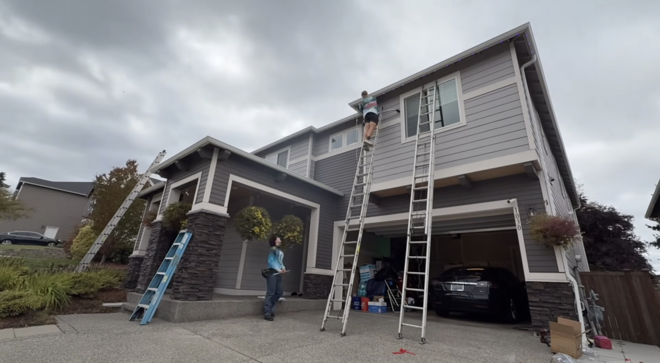 Installing Permanent Lights in Trophy Club Texas