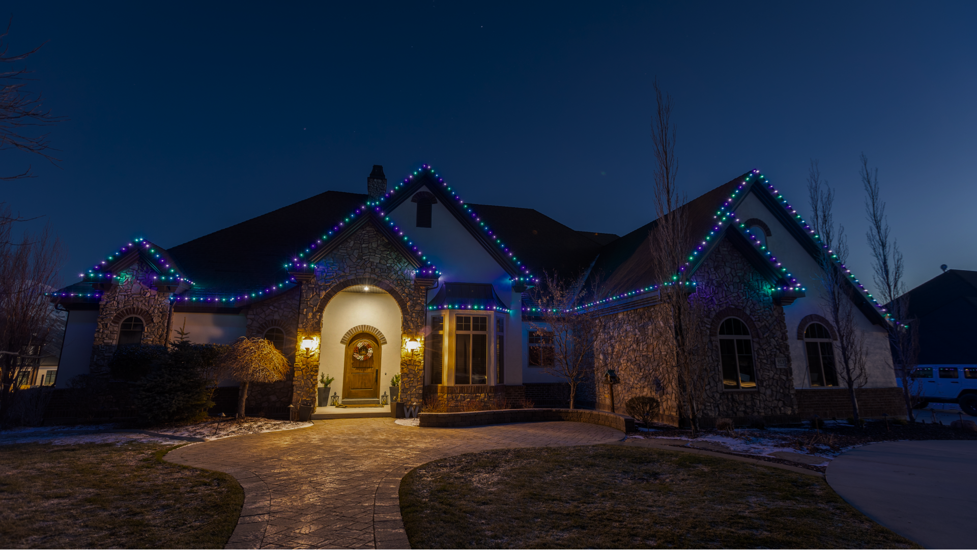 Permanent lighting installation Tarrant County