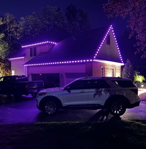 Permanent Color Changig Lights Installation Tarrant County