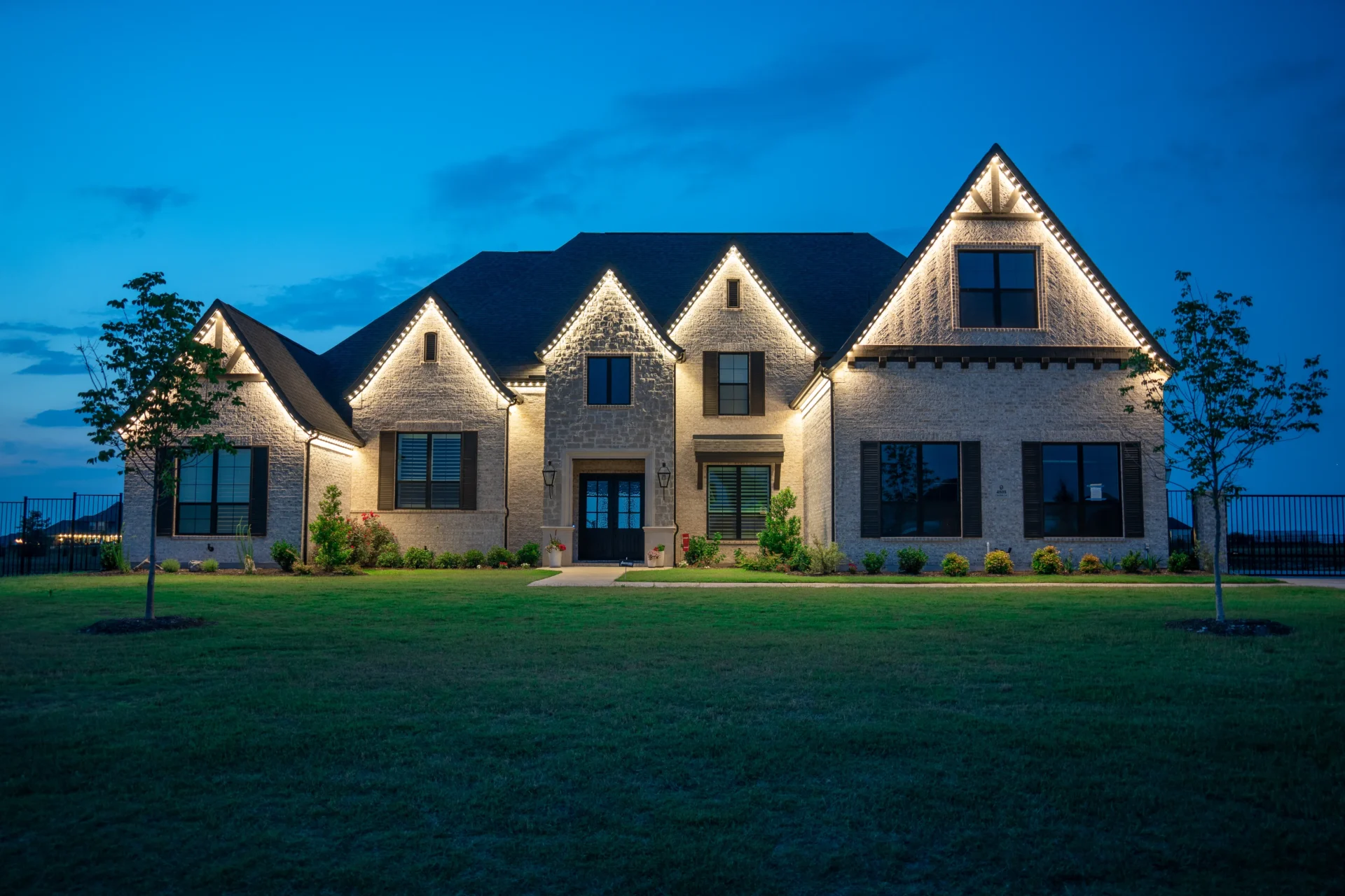 Permanent Color Changig Lights Installation Denton, Texas