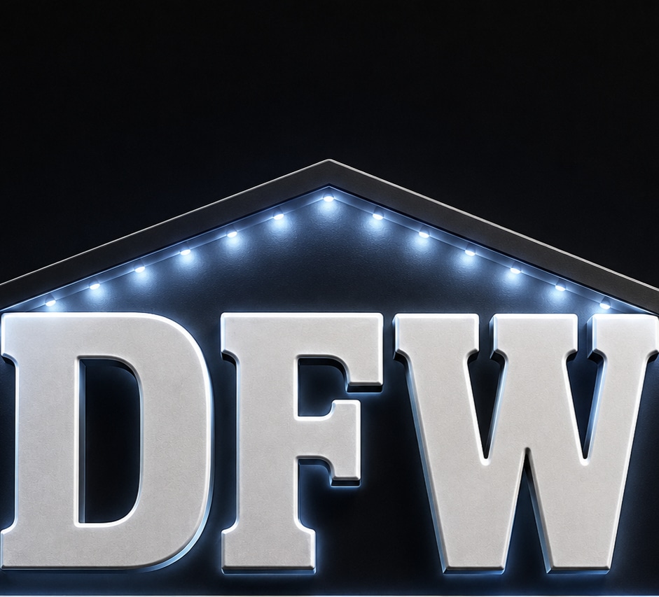 DFW Permanent Lighting Serving Dallas, Fort Worth, Plano, Arlington, Frisco, Southlake, Irving, and Grapevine